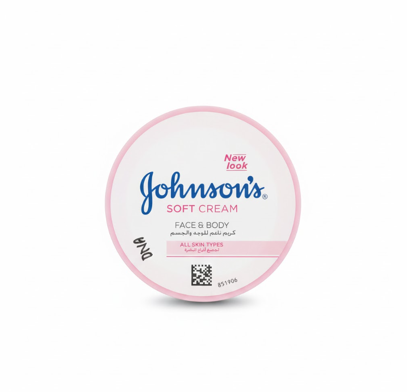 Johnson's soft cream face &body all skin types 200ml